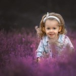 Gabrysia we wrzosach - fotografia